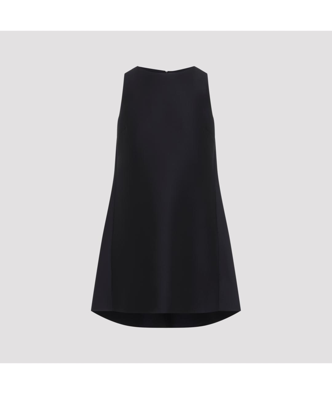BALENCIAGA Черное шерстяное платье, фото 2