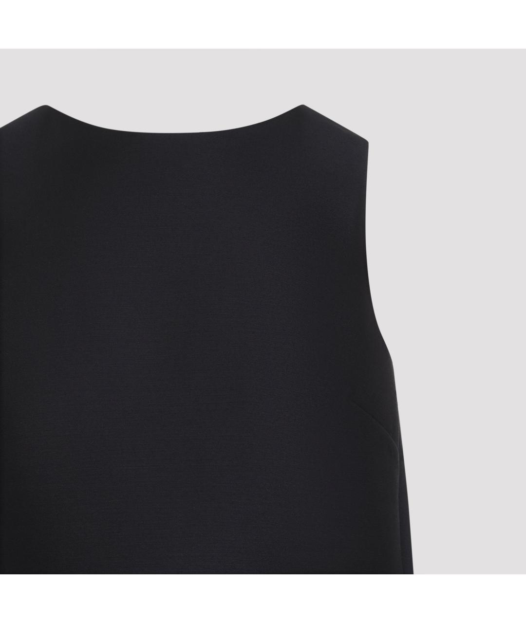 BALENCIAGA Черное шерстяное платье, фото 4