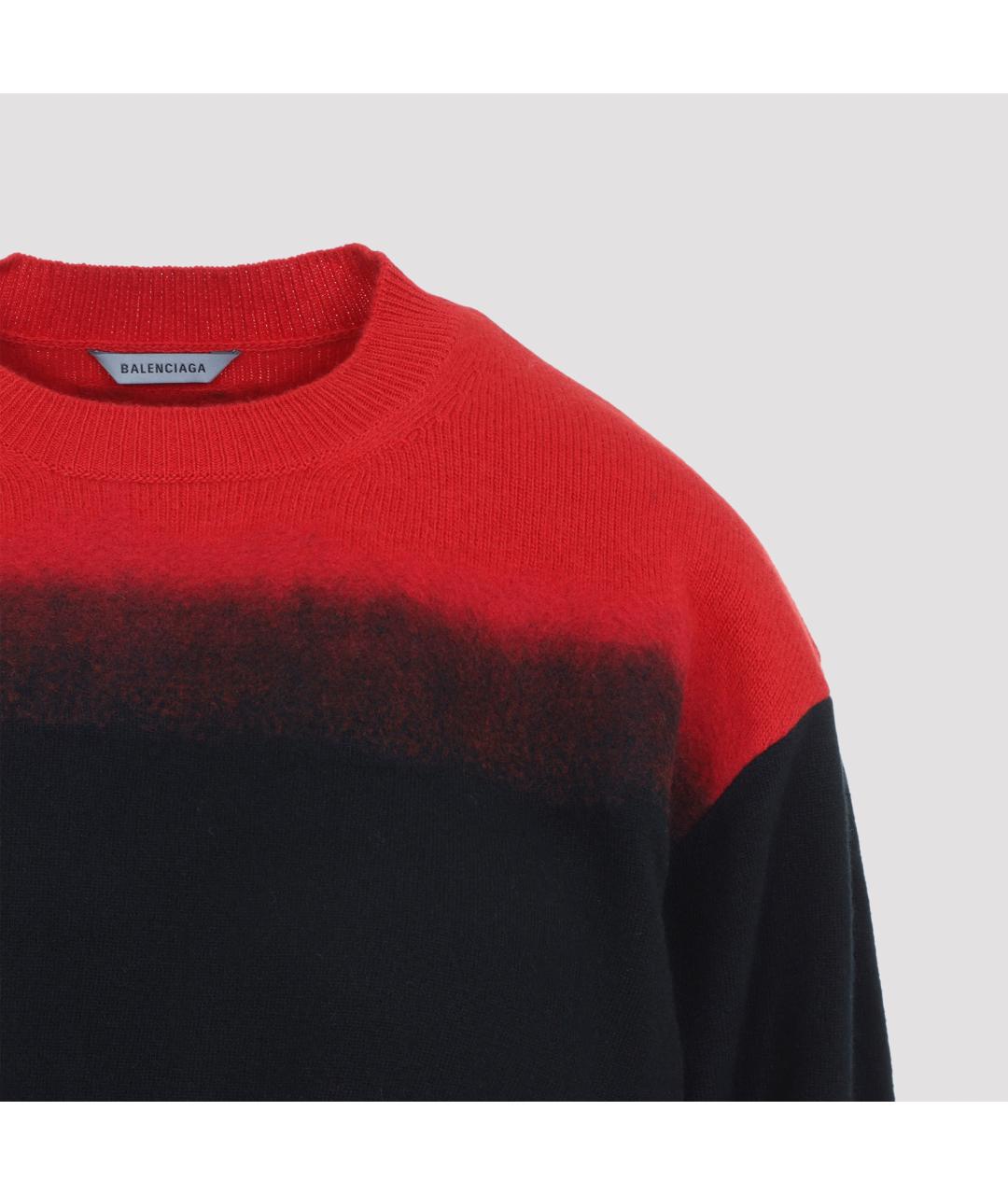 BALENCIAGA Мульти шерстяной джемпер / свитер, фото 4