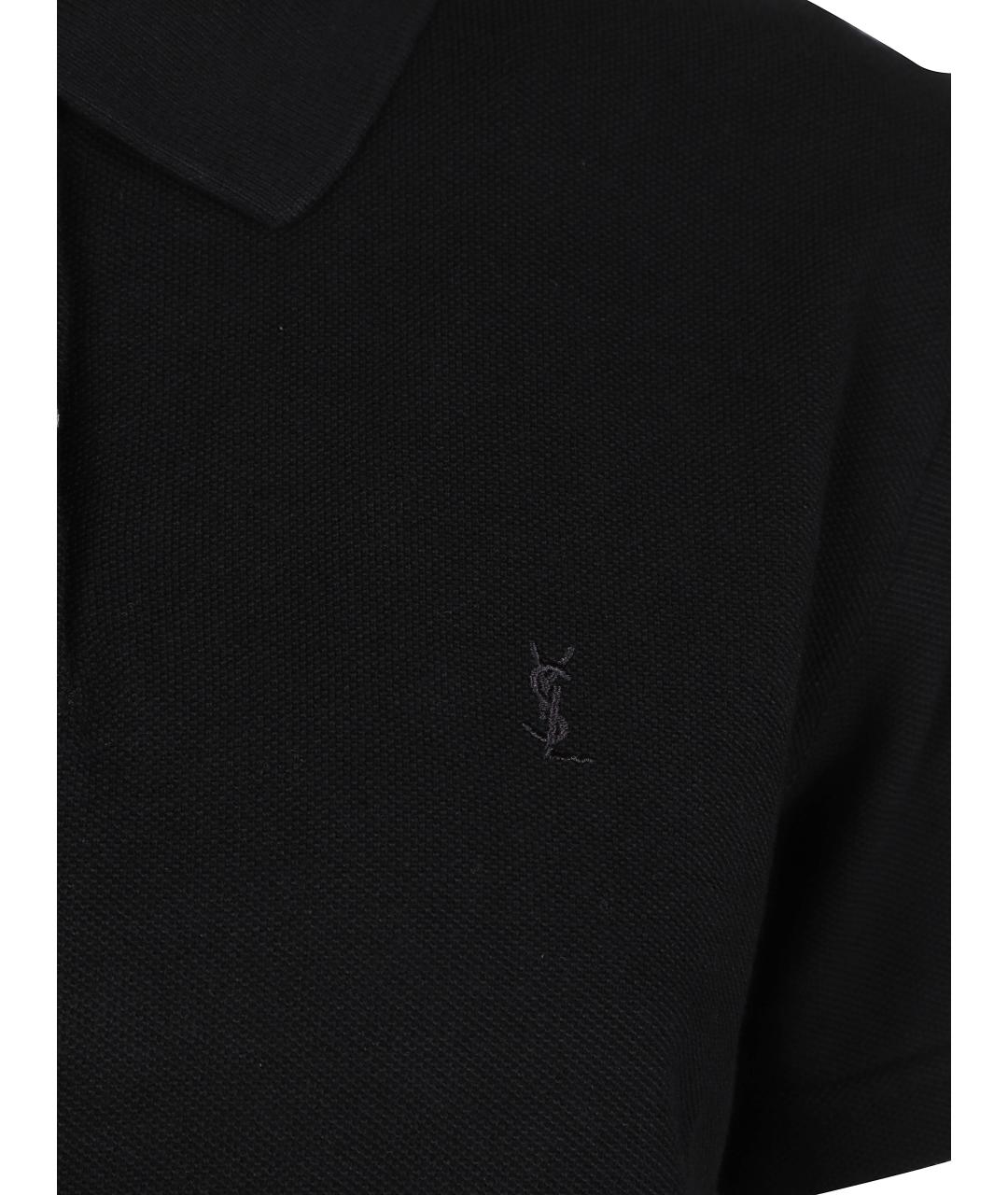 SAINT LAURENT Черная футболка, фото 3
