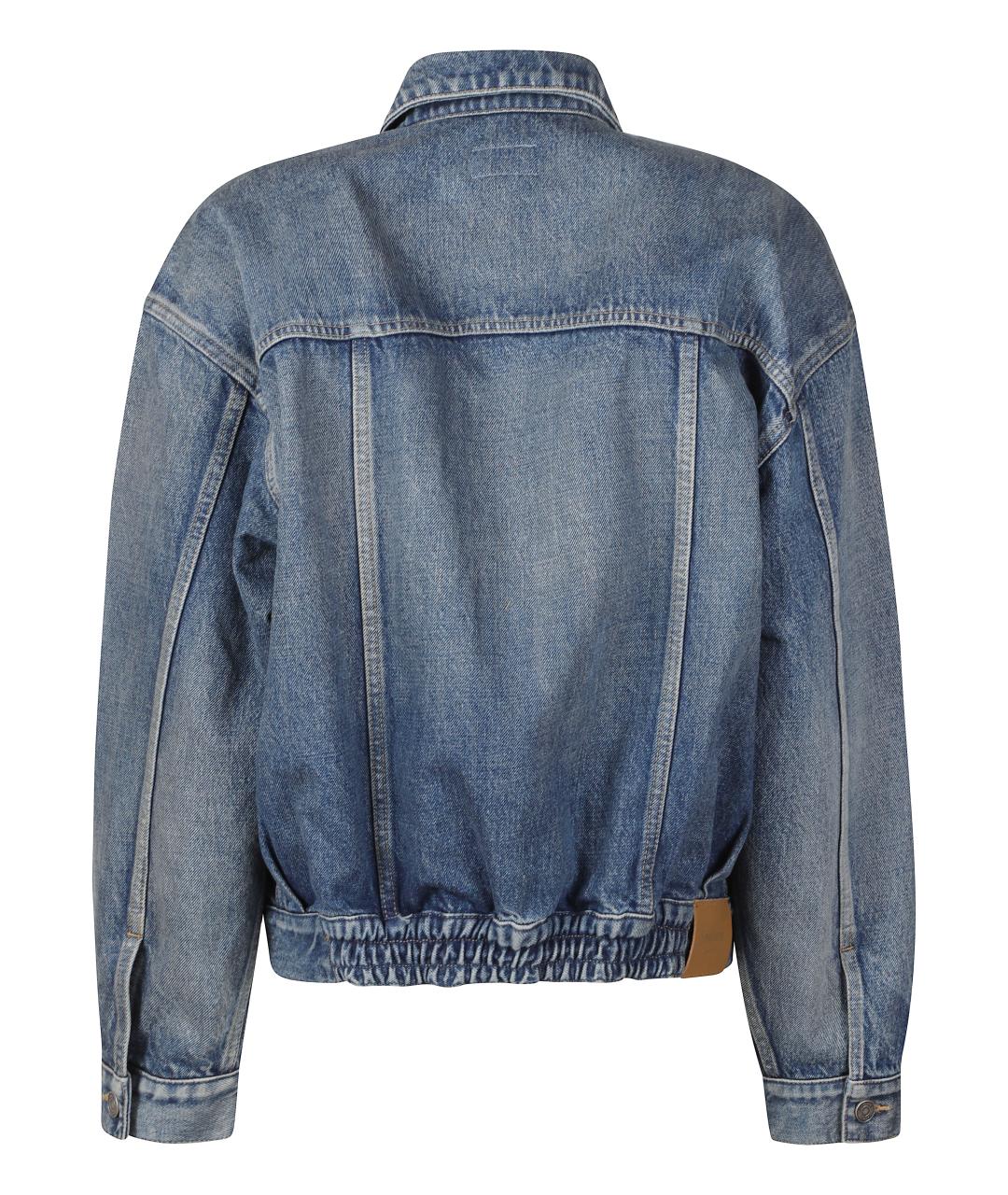 SAINT LAURENT Голубая хлопковая куртка, фото 3