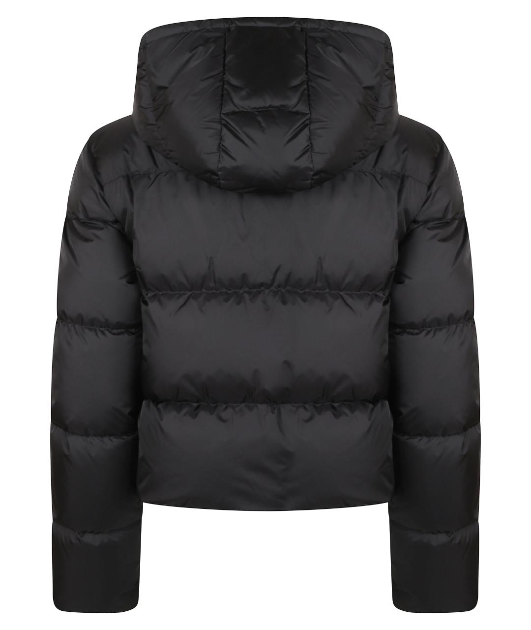 BURBERRY Черный нейлоновый пуховик, фото 4