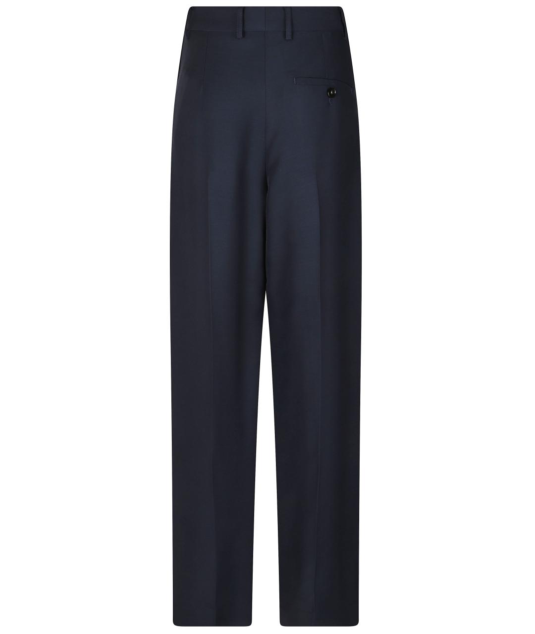 STELLA MCCARTNEY Темно-синие прямые брюки, фото 3