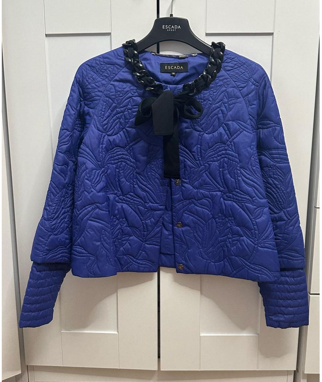 ESCADA Фиолетовая полиамидовая куртка, фото 8