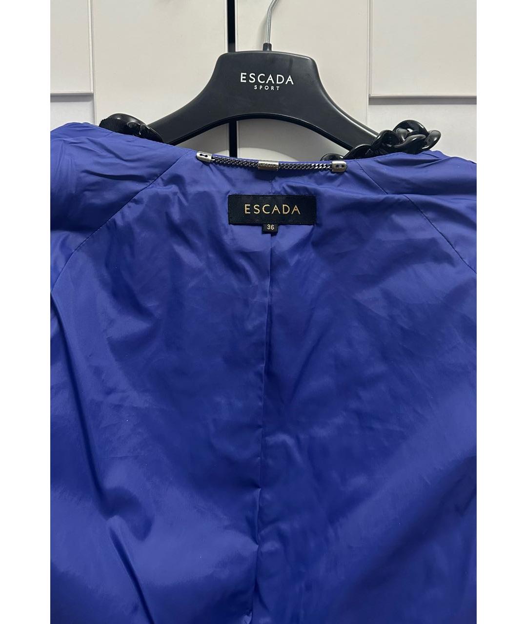 ESCADA Фиолетовая полиамидовая куртка, фото 3