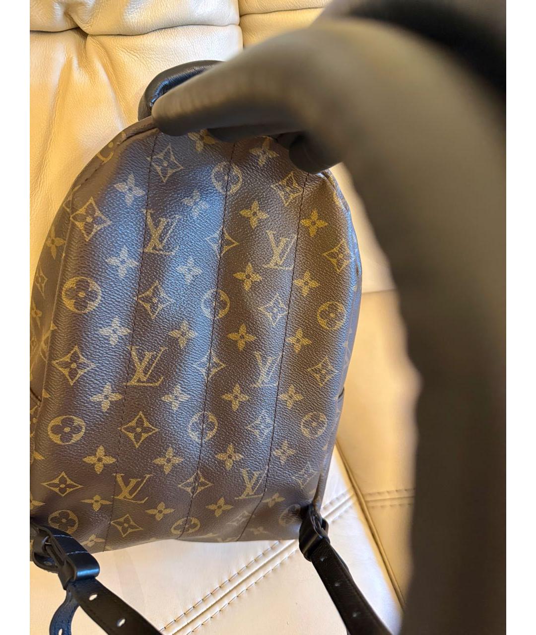 LOUIS VUITTON Коричневый рюкзак из канвы, фото 6