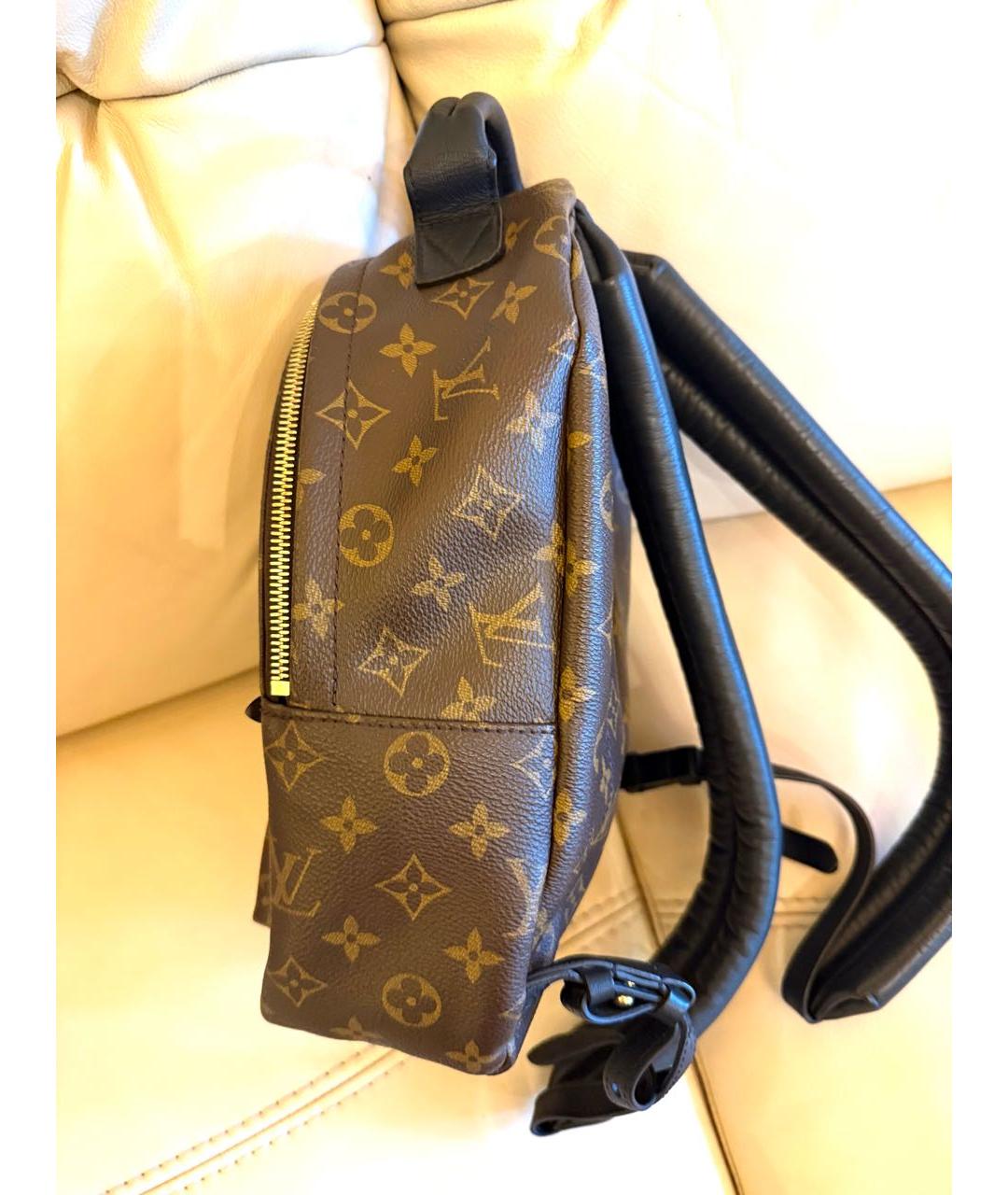LOUIS VUITTON Коричневый рюкзак из канвы, фото 2