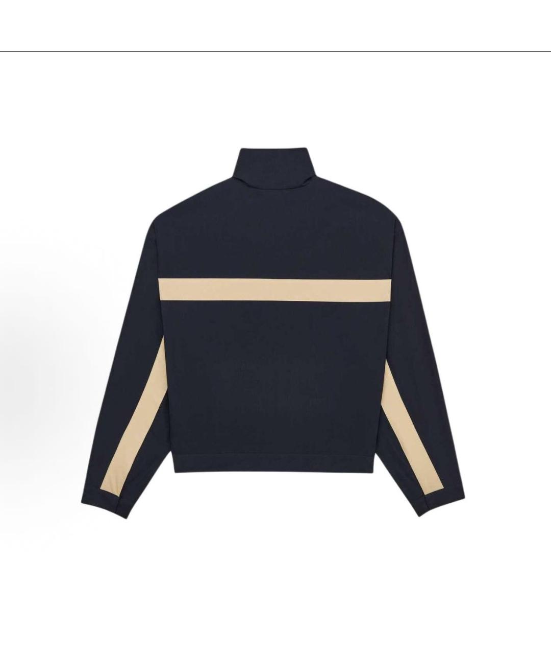 SAINT LAURENT Темно-синяя хлопковая куртка, фото 3