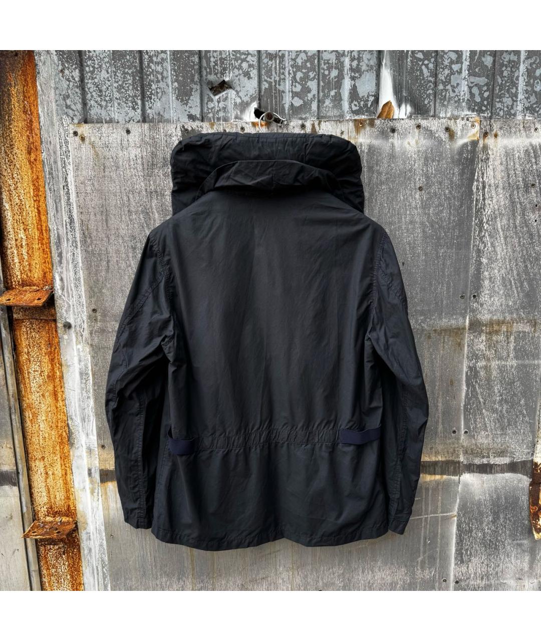 HELMUT LANG Черная хлопковая куртка, фото 2