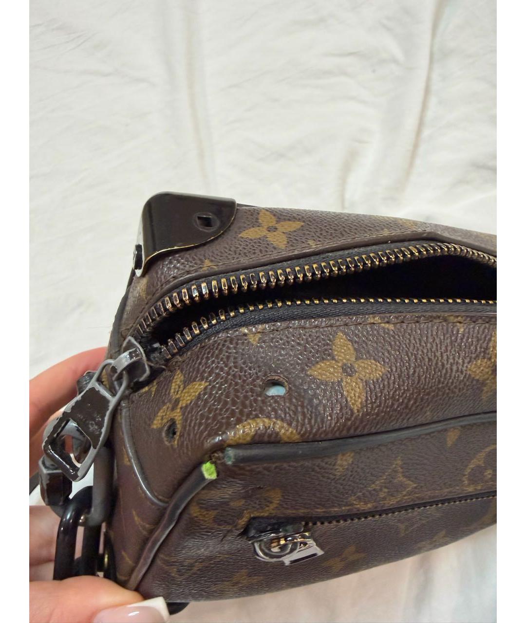 LOUIS VUITTON Коричневая сумка на плечо из канвы, фото 7