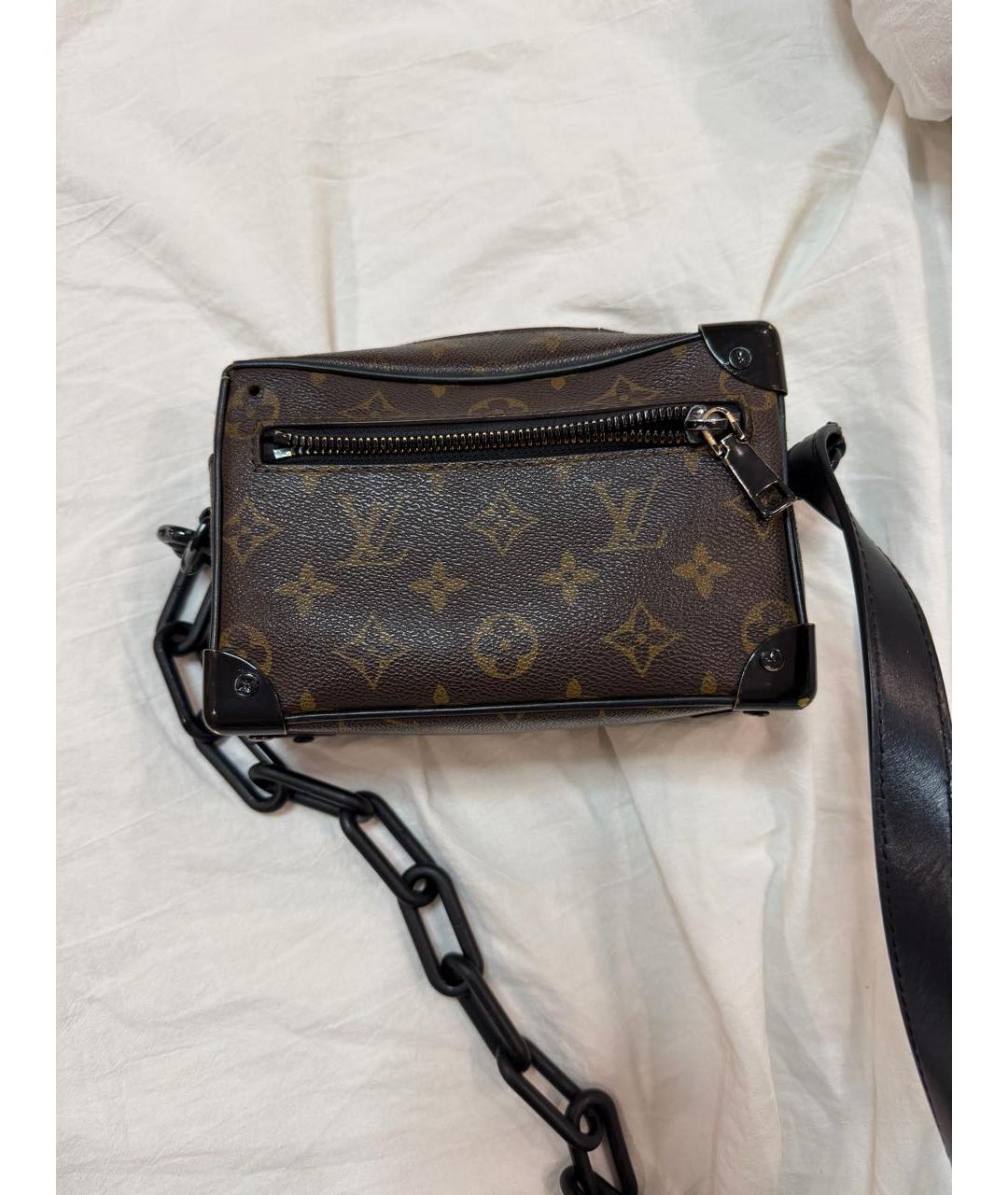 LOUIS VUITTON Коричневая сумка на плечо из канвы, фото 3