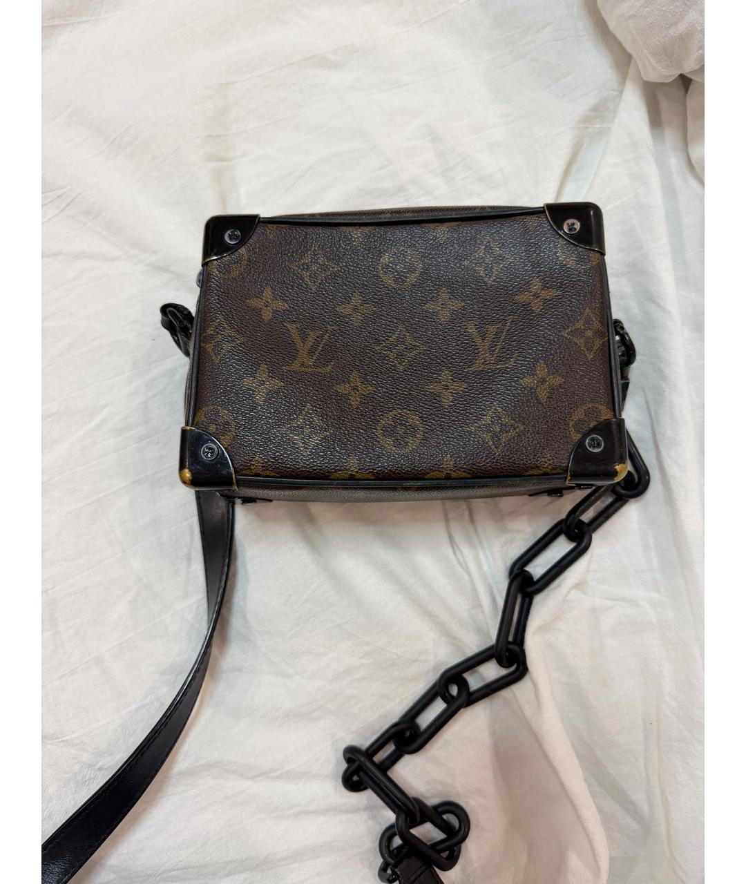 LOUIS VUITTON Коричневая сумка на плечо из канвы, фото 9