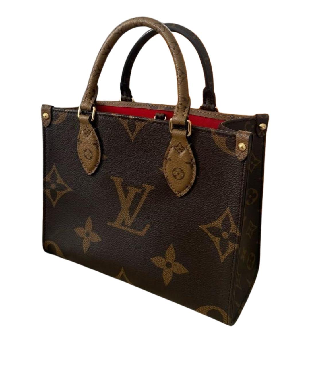 LOUIS VUITTON Коричневая сумка через плечо из канвы, фото 1