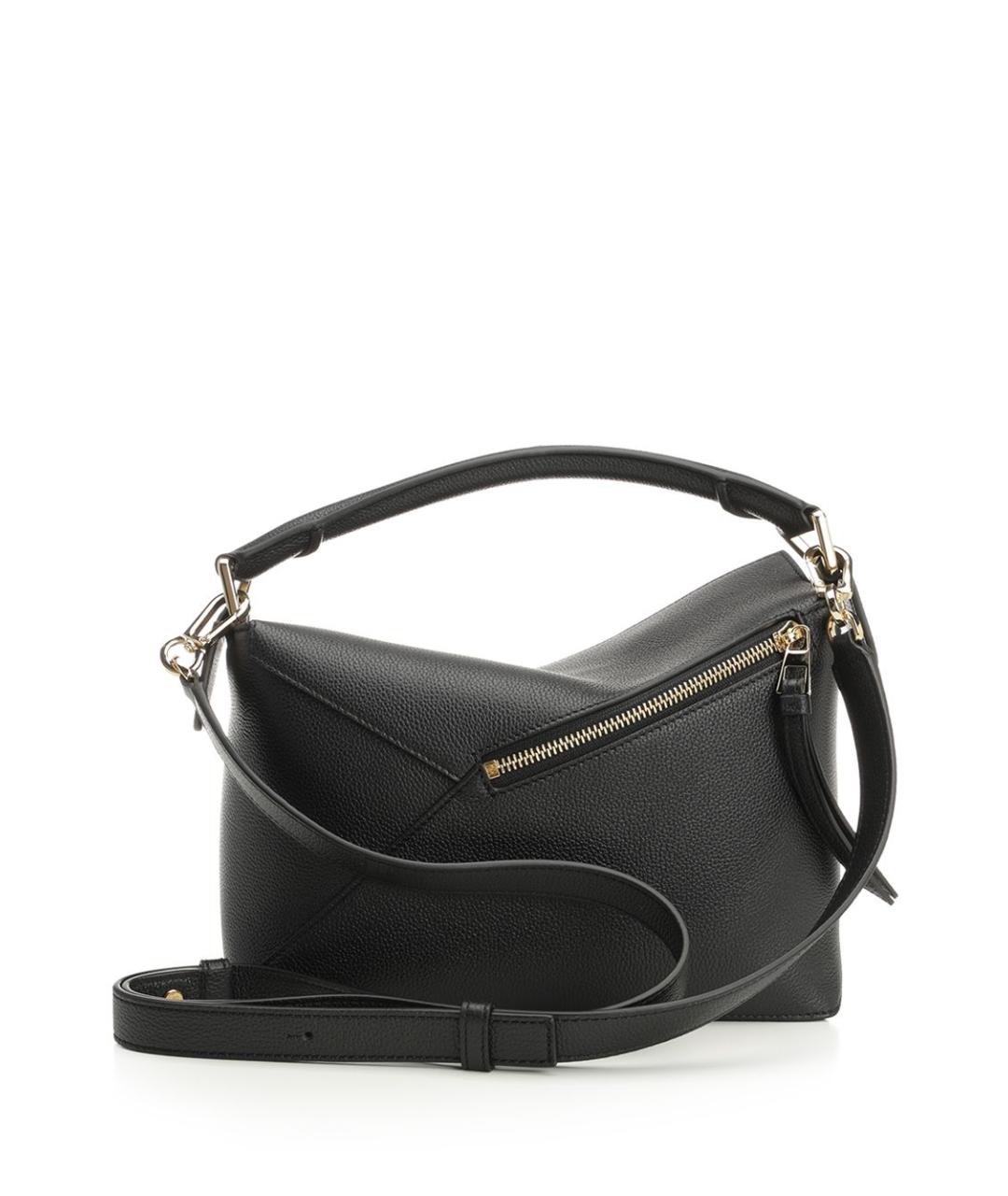 LOEWE Черная кожаная сумка через плечо, фото 3