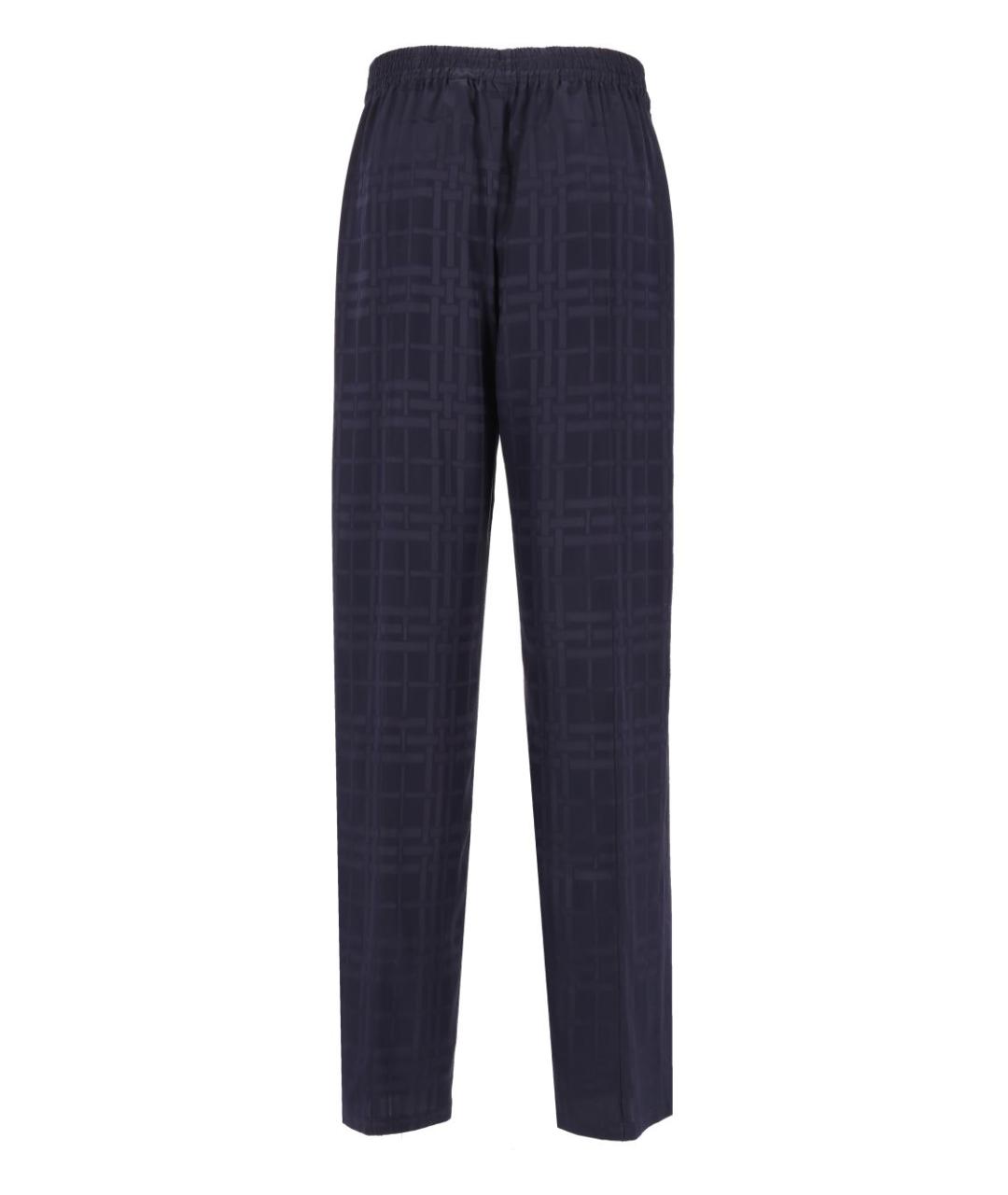 BURBERRY Мульти шелковые прямые брюки, фото 2