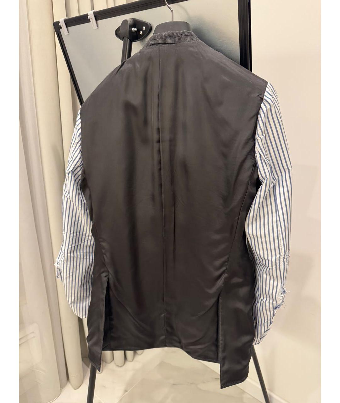LARDINI Антрацитовый классический костюм, фото 3