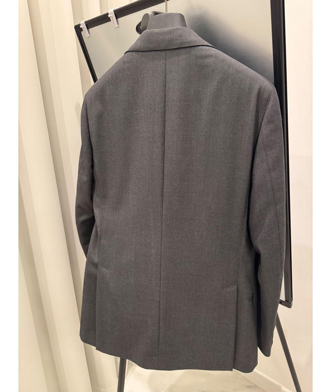 LARDINI Антрацитовый классический костюм, фото 7