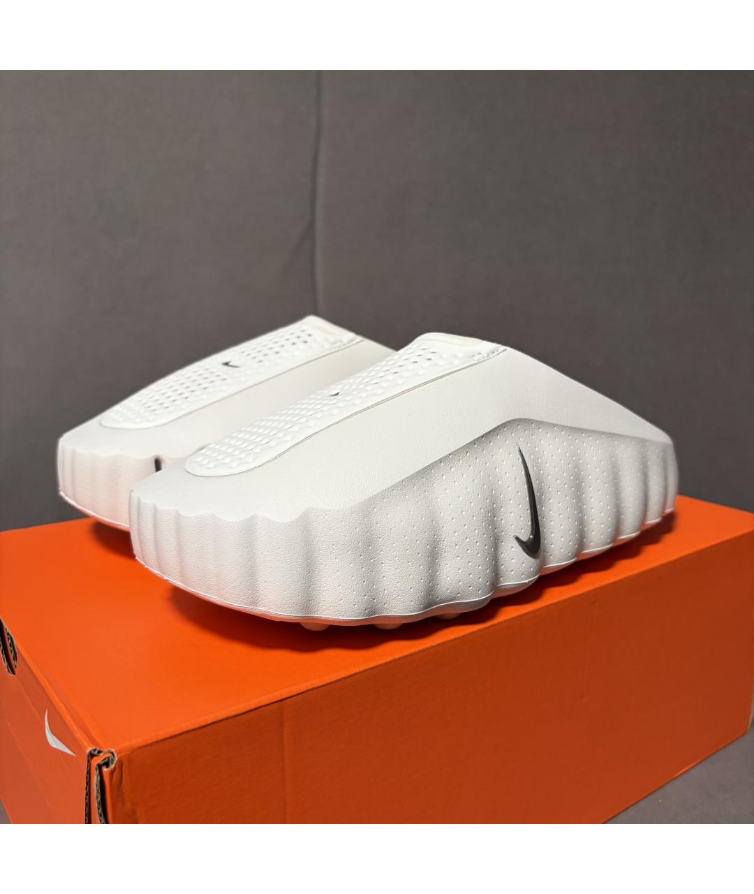 NIKE Белые шлепанцы, фото 3