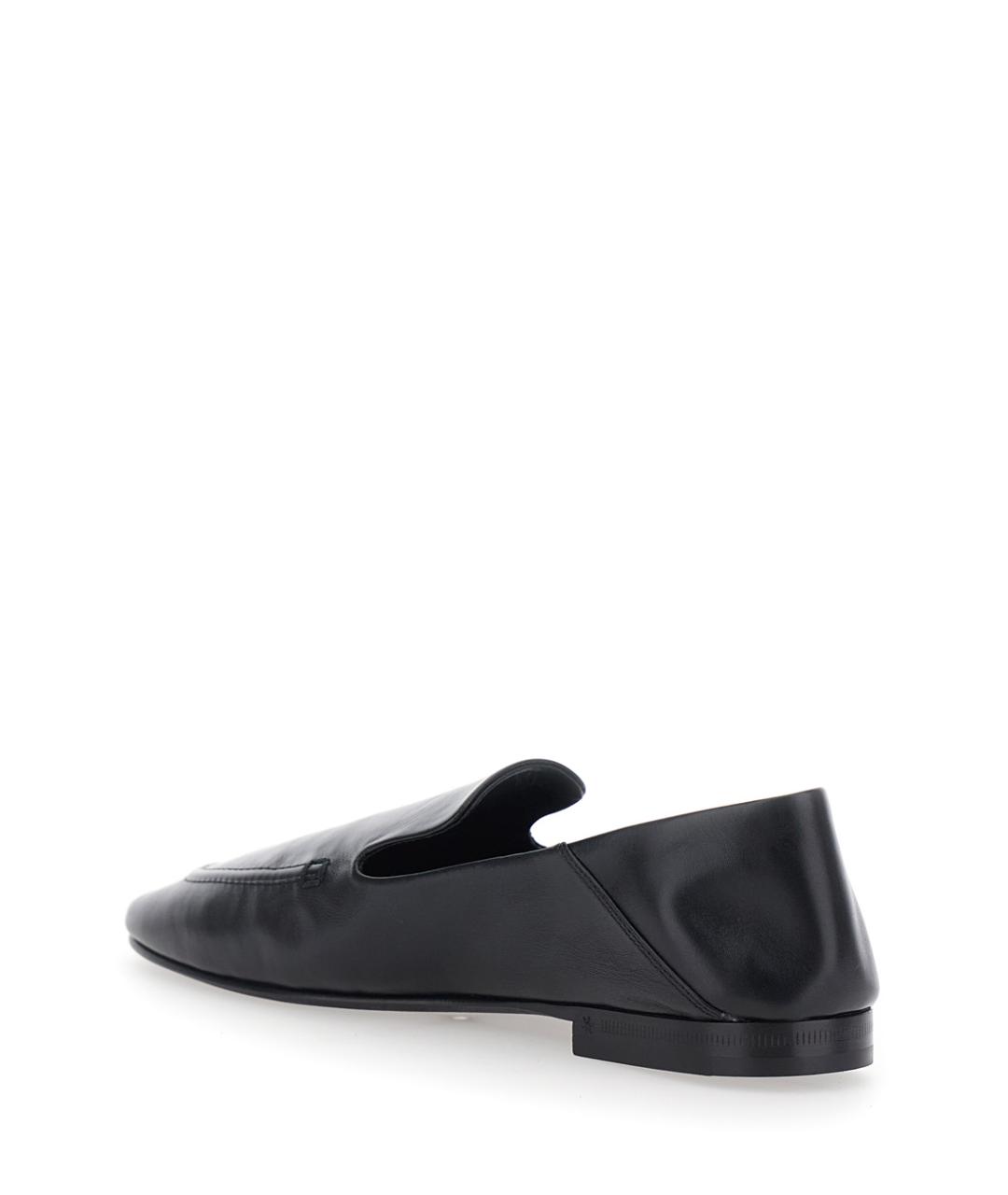 SAINT LAURENT Черные кожаные лоферы, фото 3