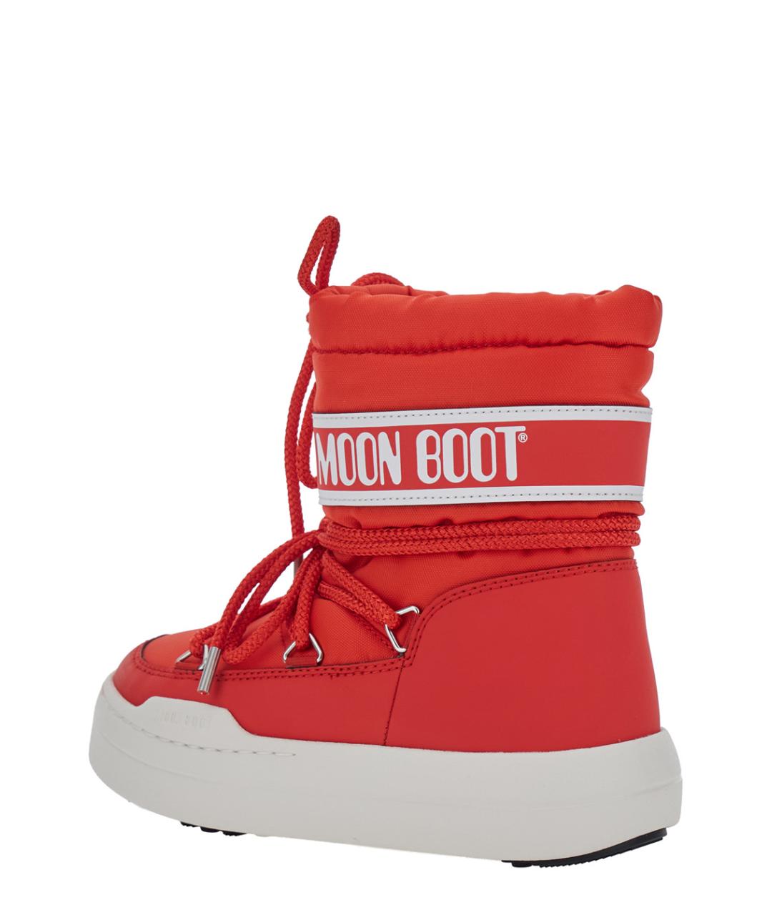 MOON BOOT Красные сапоги, фото 3