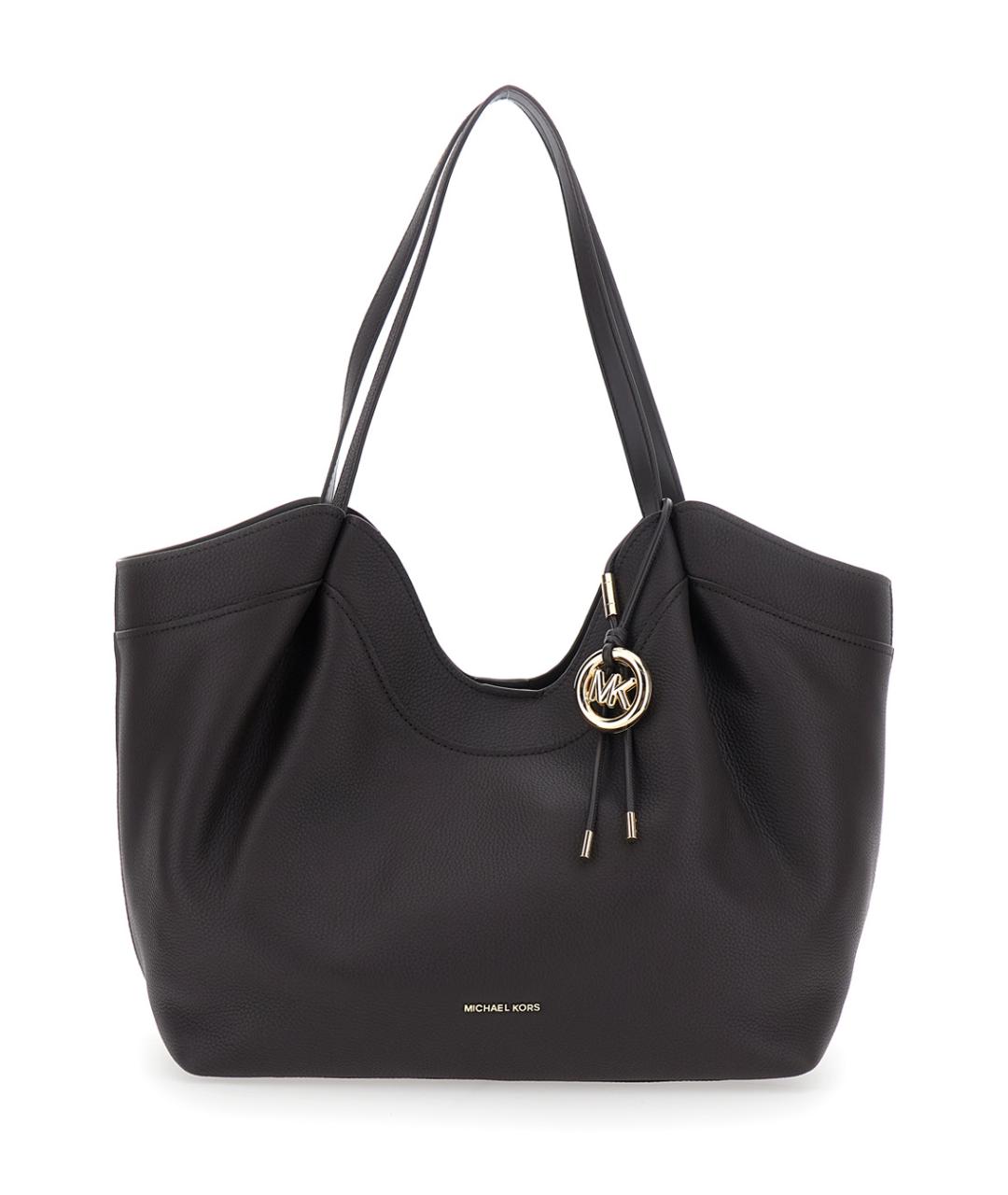 MICHAEL MICHAEL KORS Коричневая кожаная сумка тоут, фото 1