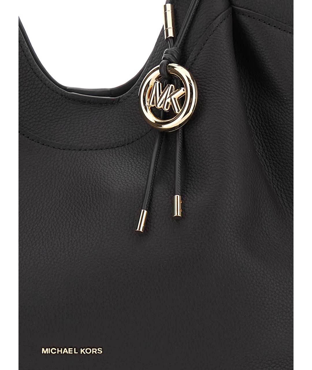 MICHAEL MICHAEL KORS Коричневая кожаная сумка тоут, фото 3