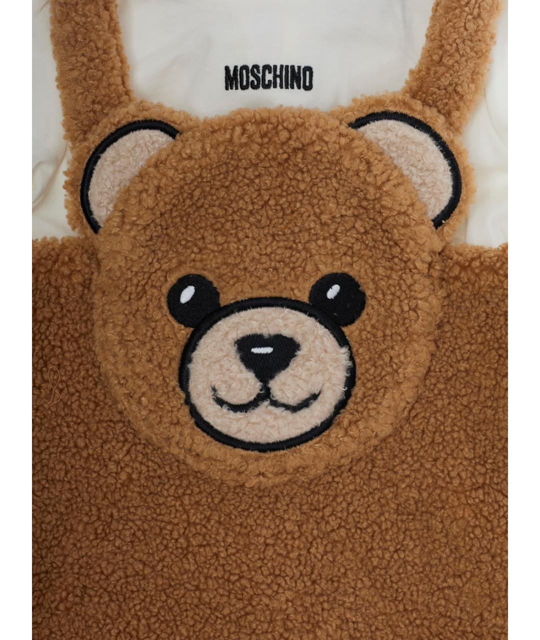 MOSCHINO Коричневый полиэстеровый комплект, фото 3