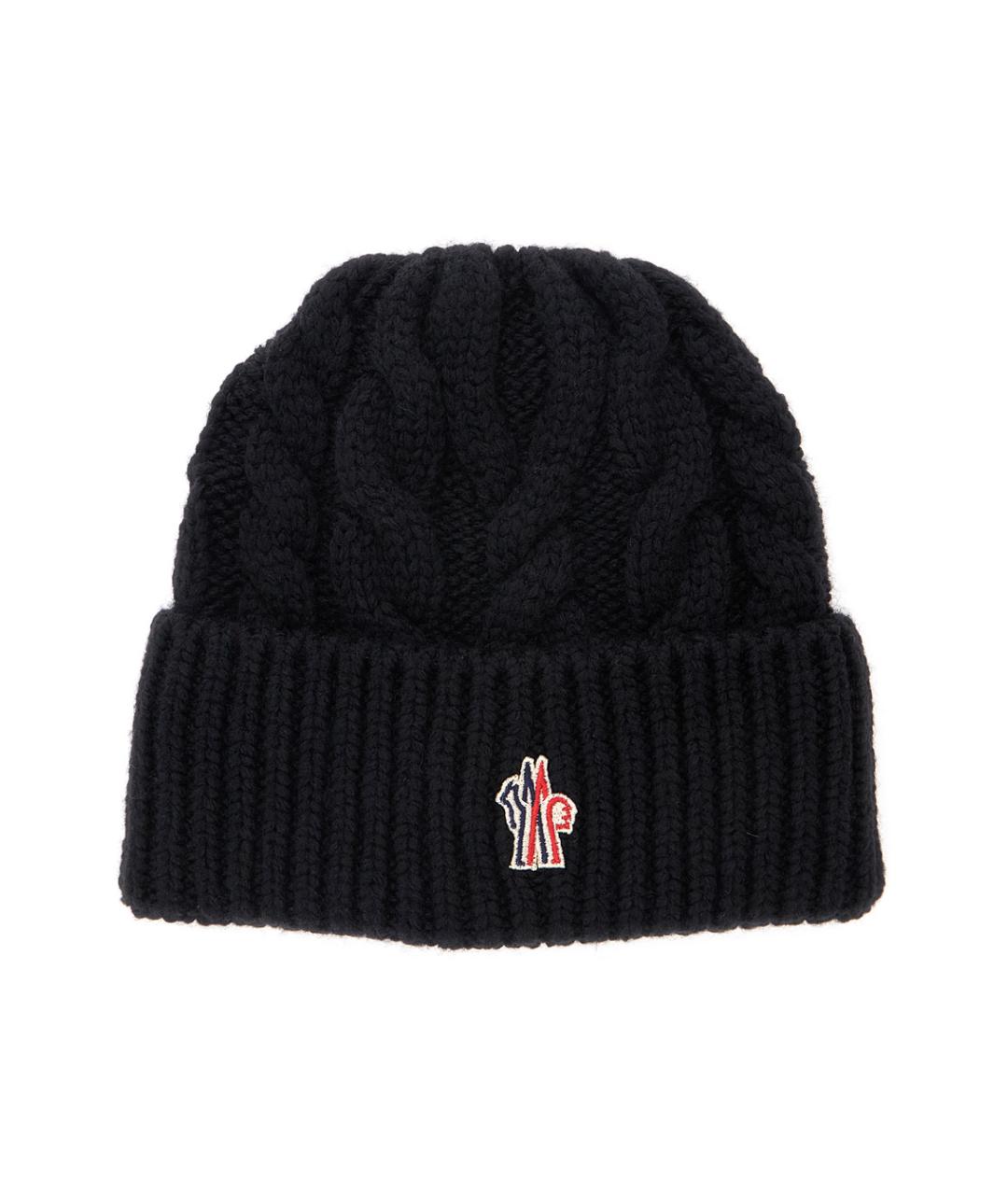 MONCLER GRENOBLE Черная шапка, фото 1
