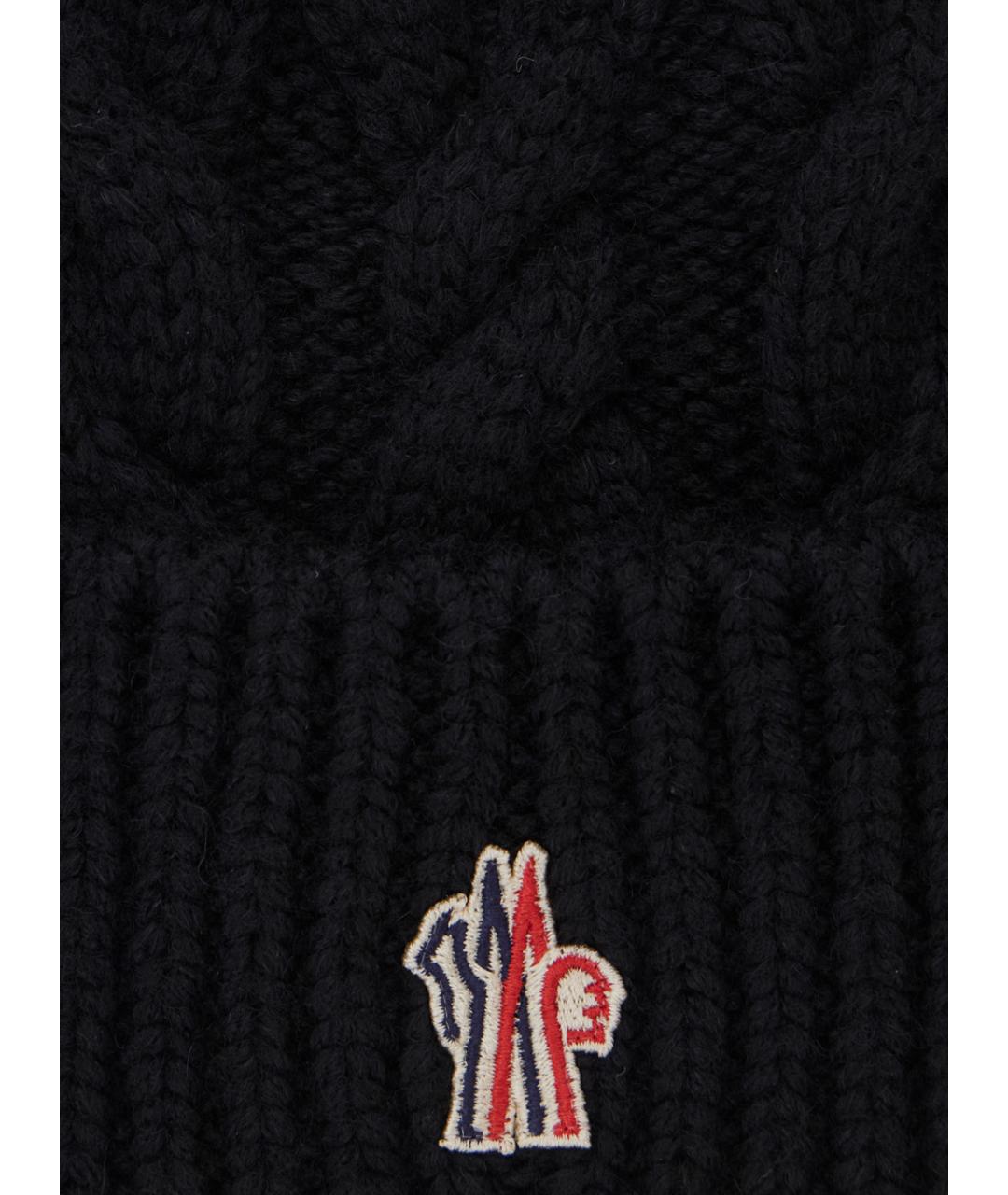 MONCLER GRENOBLE Черная шапка, фото 3