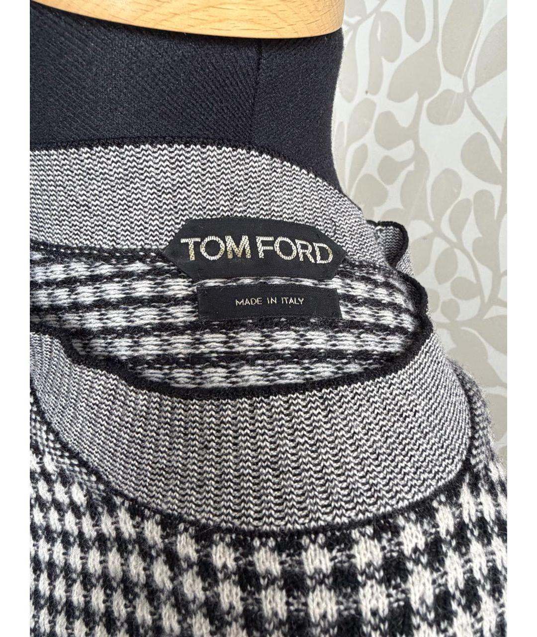 TOM FORD Серый кашемировый джемпер / свитер, фото 4