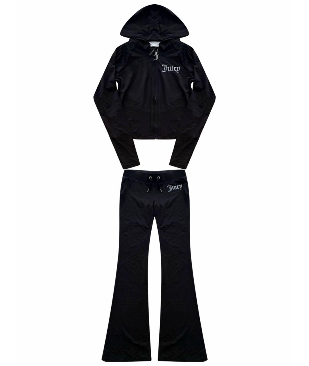 JUICY COUTURE Черный полиэстеровый костюм с брюками, фото 1