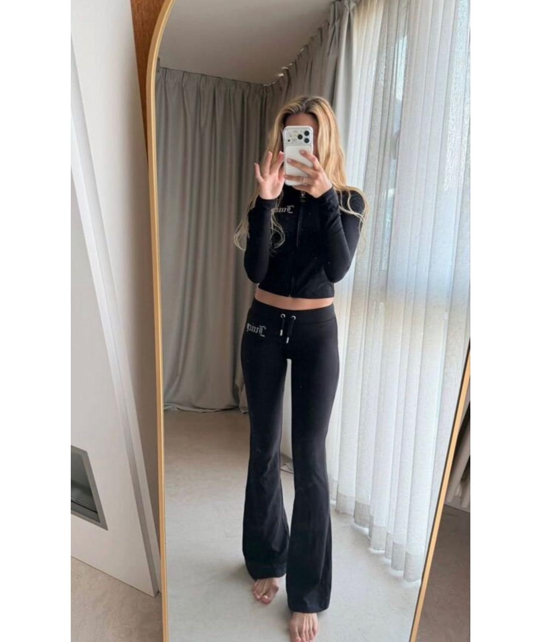 JUICY COUTURE Черный полиэстеровый костюм с брюками, фото 7