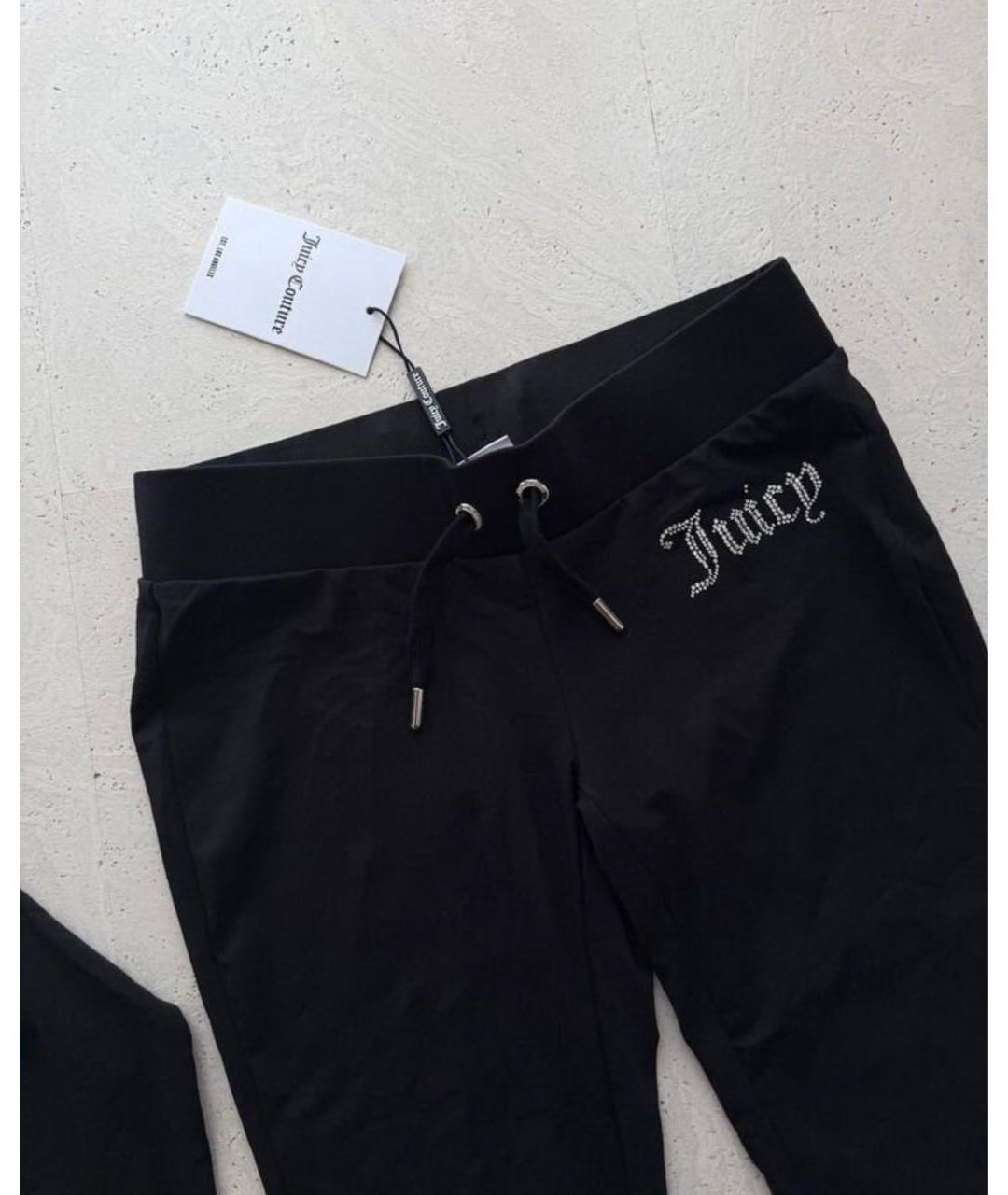 JUICY COUTURE Черный полиэстеровый костюм с брюками, фото 4