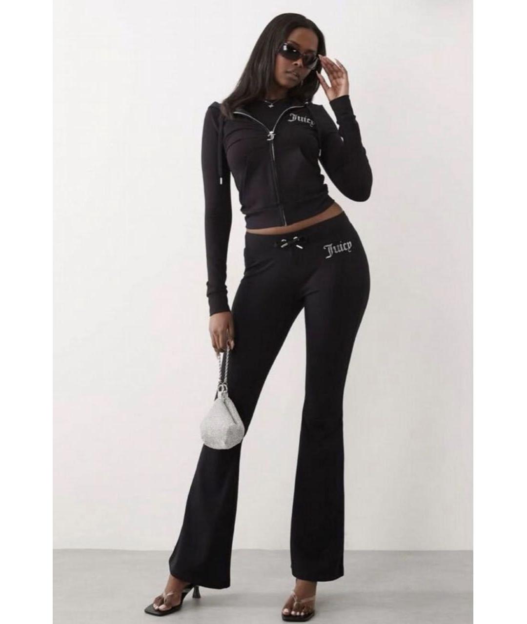 JUICY COUTURE Черный полиэстеровый костюм с брюками, фото 3