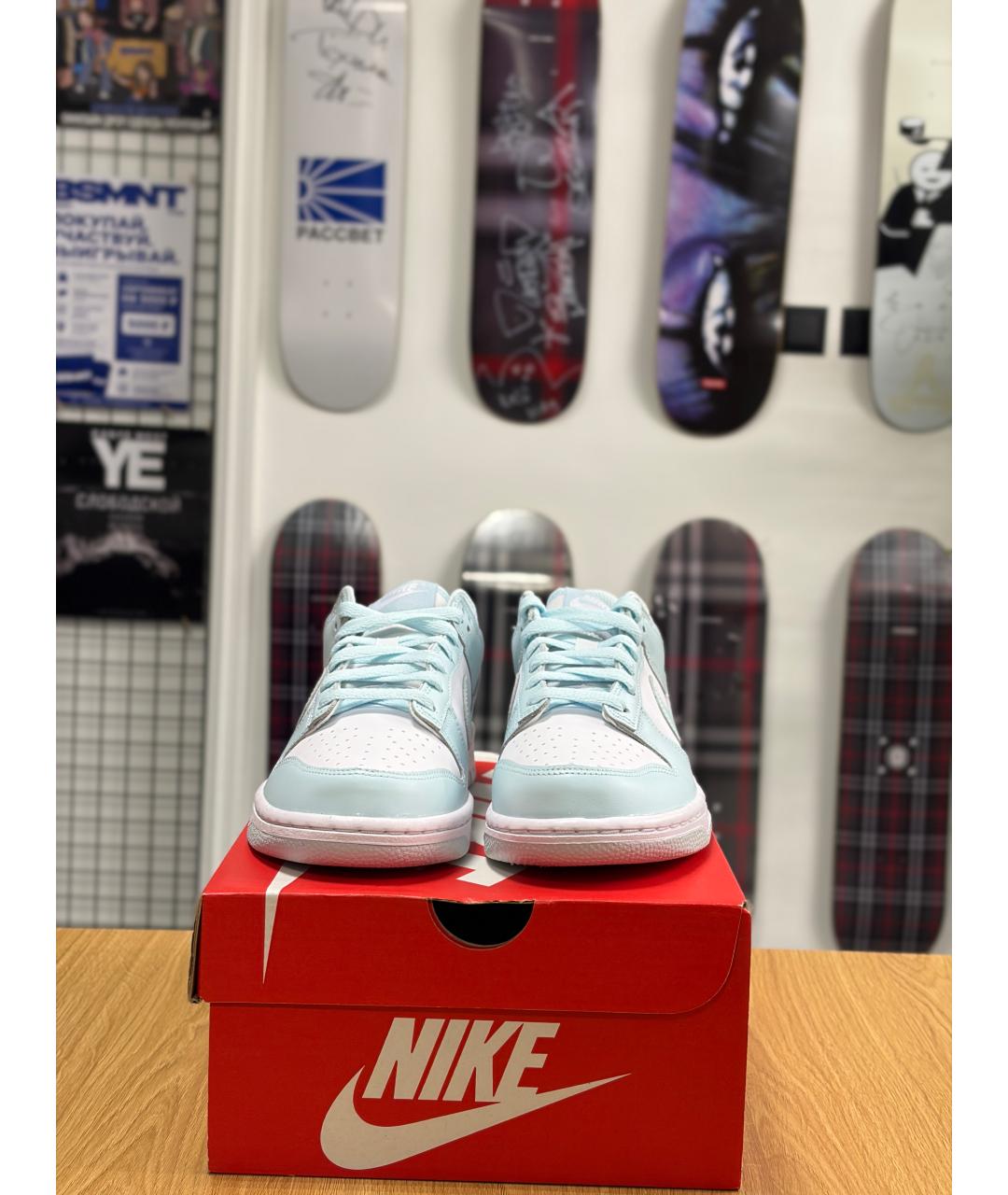 NIKE Бирюзовые кроссовки, фото 2