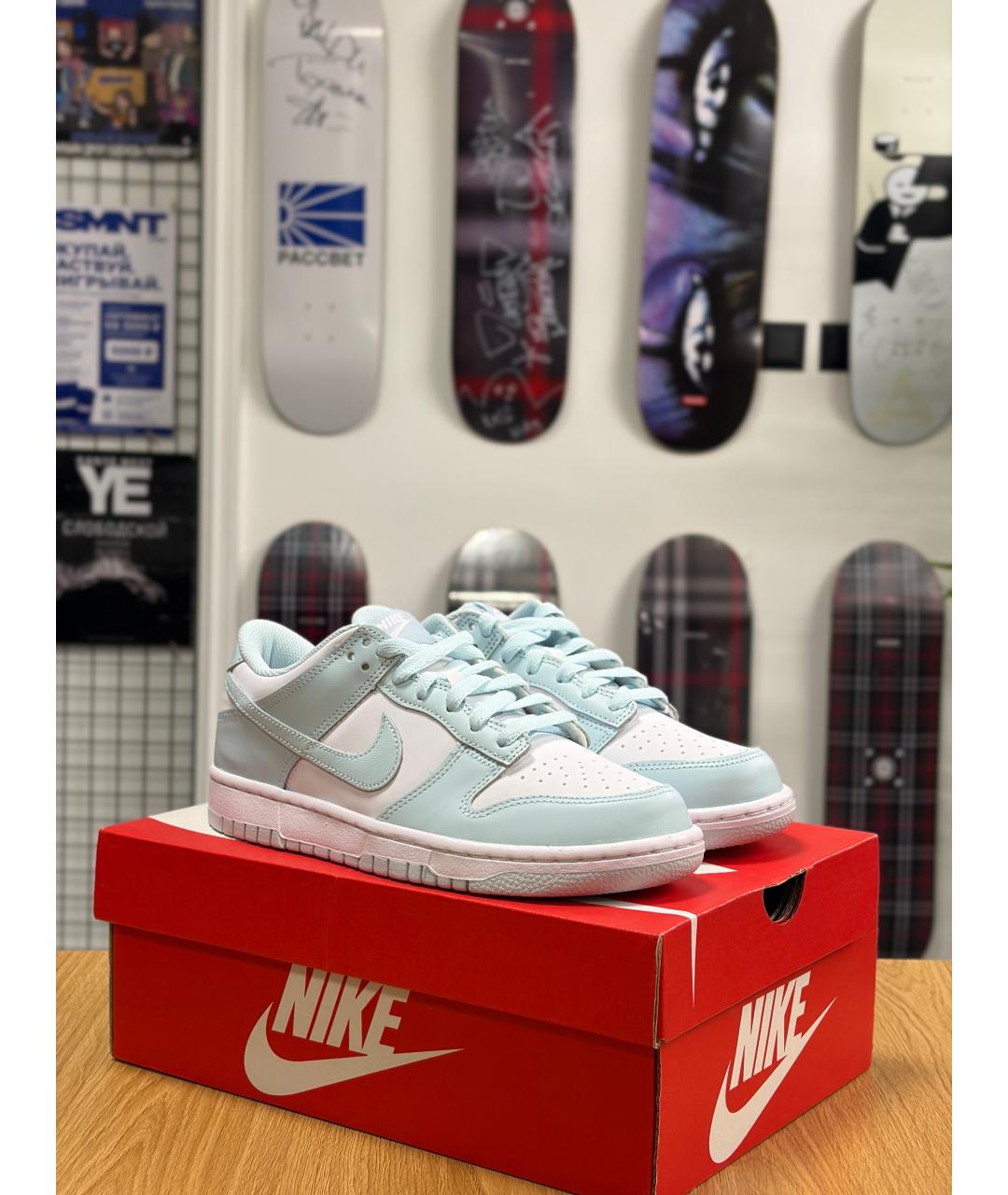 NIKE Бирюзовые кроссовки, фото 4
