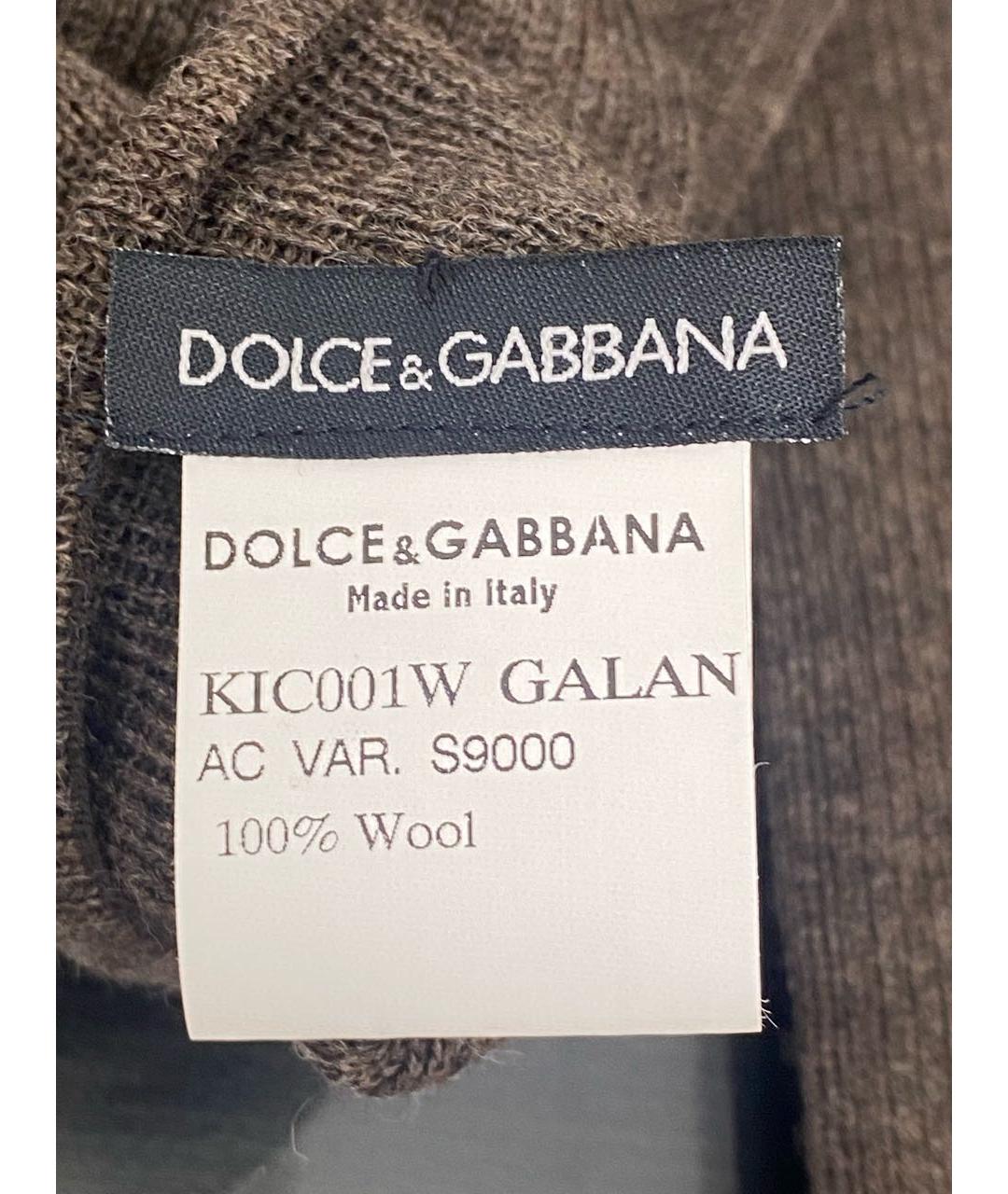 DOLCE&GABBANA Коричневые носки, чулки и колготы, фото 5