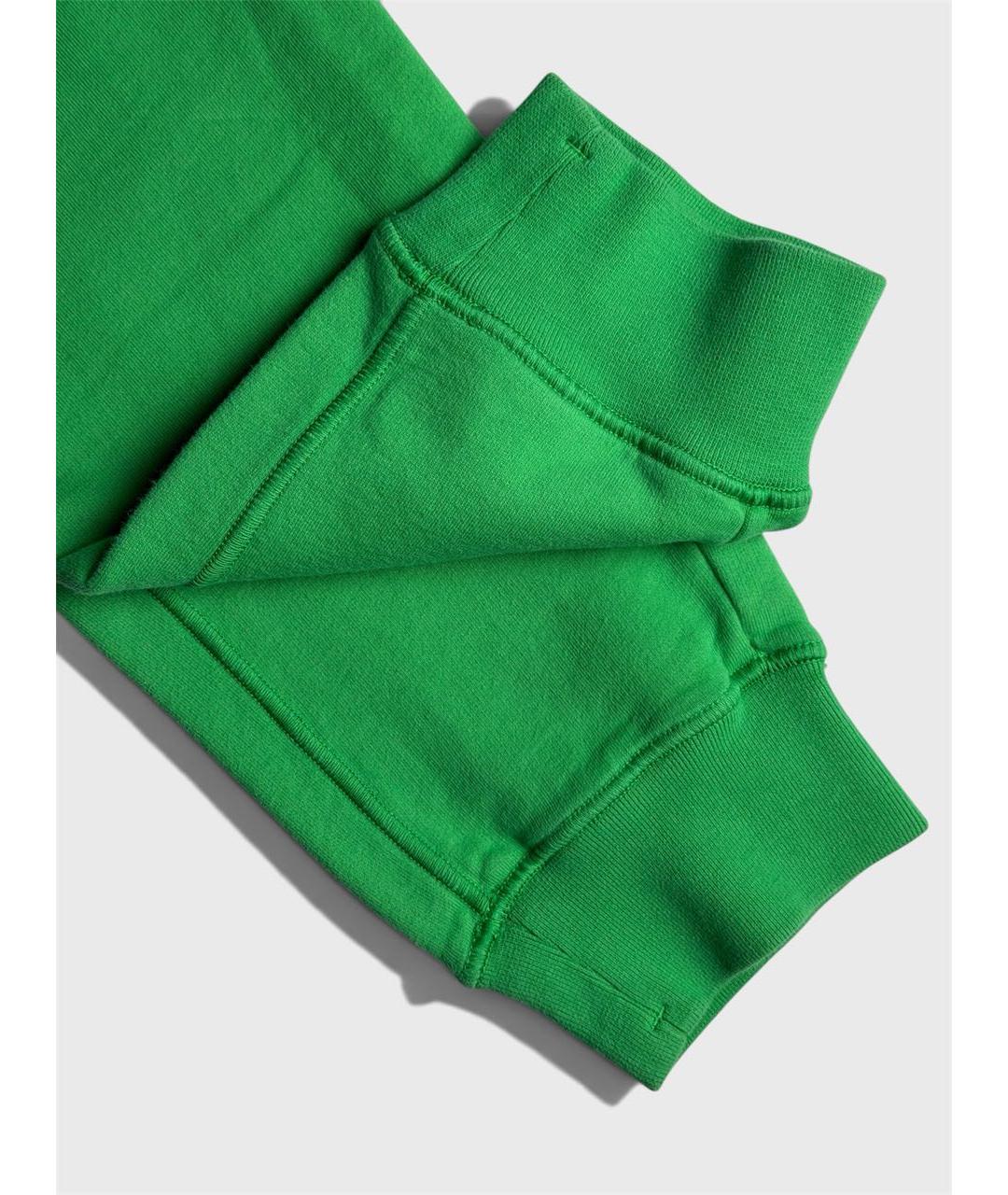 STONE ISLAND Зеленые хлопковые повседневные брюки, фото 5