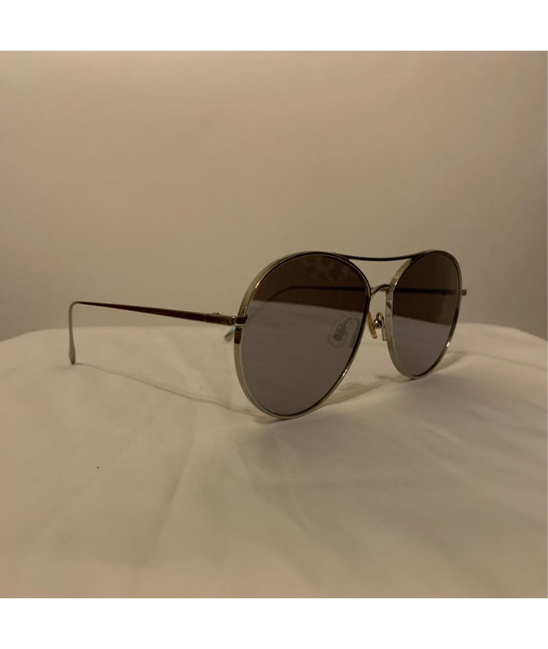GENTLE MONSTER Серебряные металлические солнцезащитные очки, фото 2