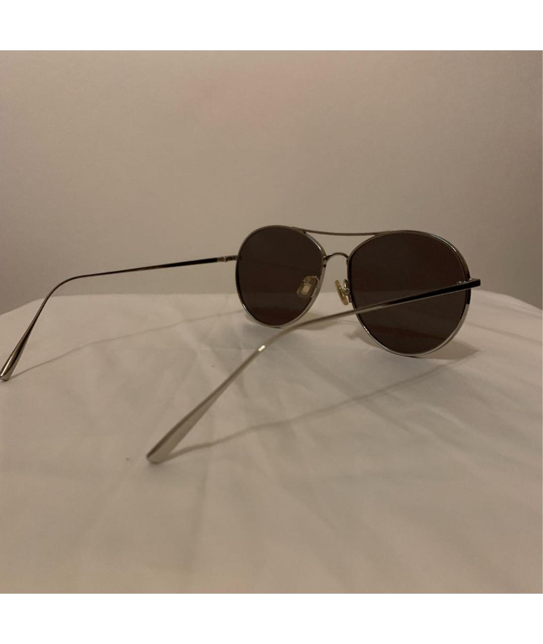 GENTLE MONSTER Серебряные металлические солнцезащитные очки, фото 3