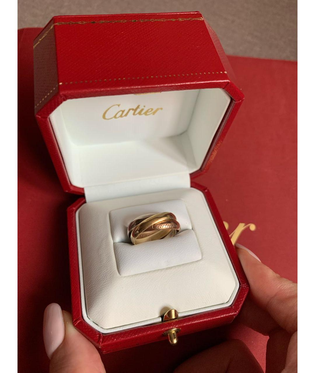 CARTIER Желтое кольцо из розового золота, фото 3