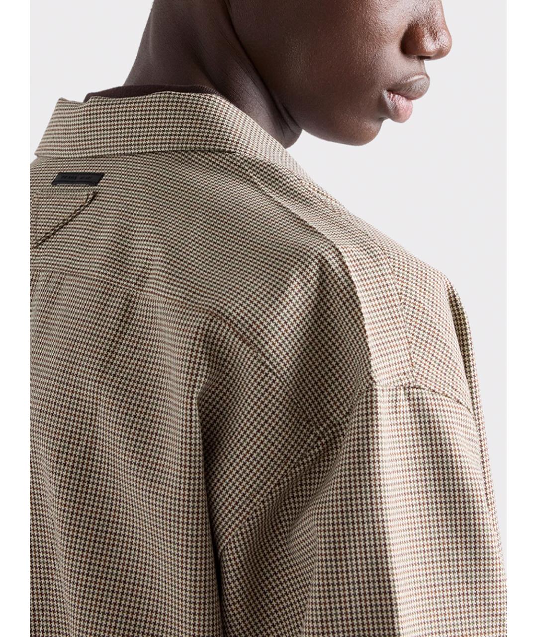 PRADA Шерстяная кэжуал рубашка, фото 6