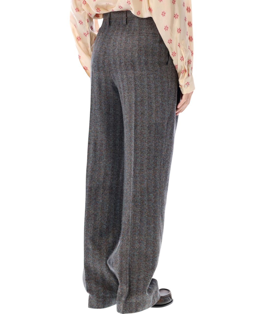 DRIES VAN NOTEN Шерстяные повседневные брюки, фото 2