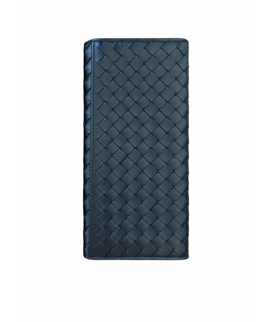 BOTTEGA VENETA Черный кожаный кошелек, фото 9