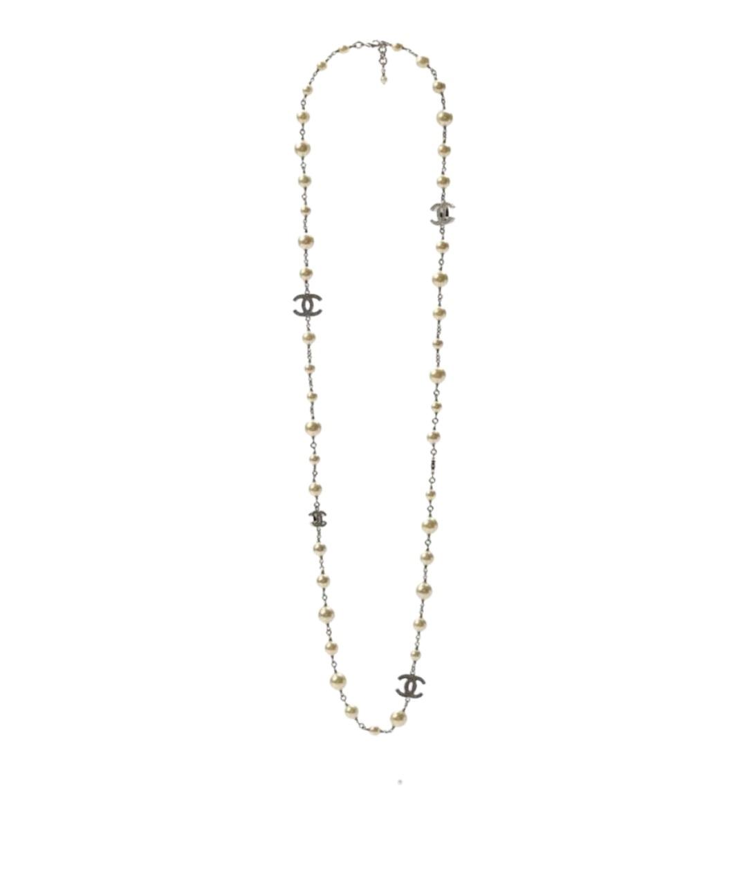 CHANEL Бежевое колье, фото 1