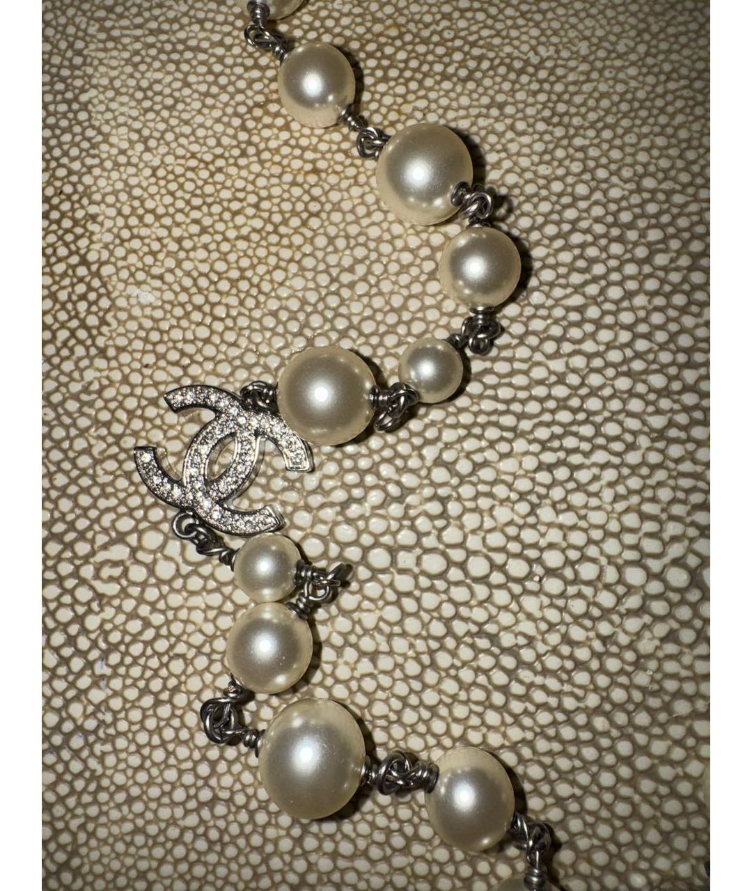 CHANEL Бежевое колье, фото 4