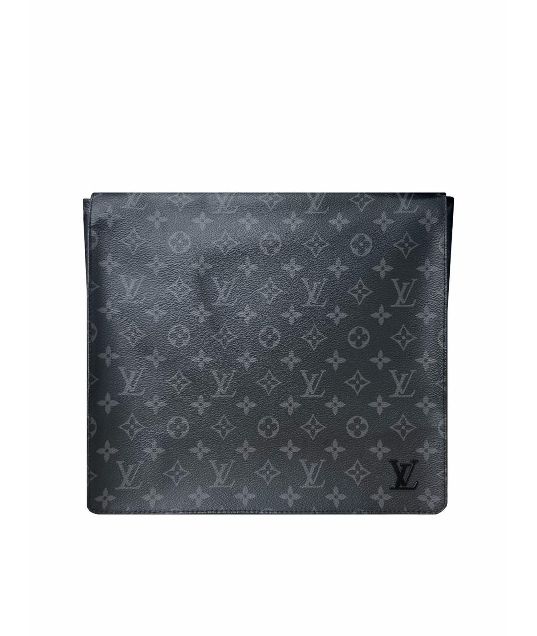 LOUIS VUITTON Черная сумка на плечо из канвы, фото 1