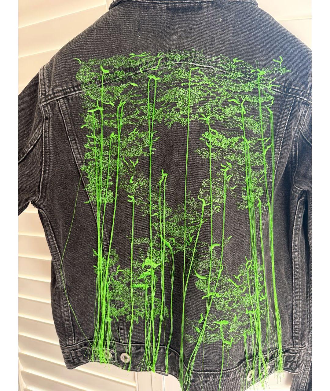 OFF-WHITE Серая хлопковая куртка, фото 7