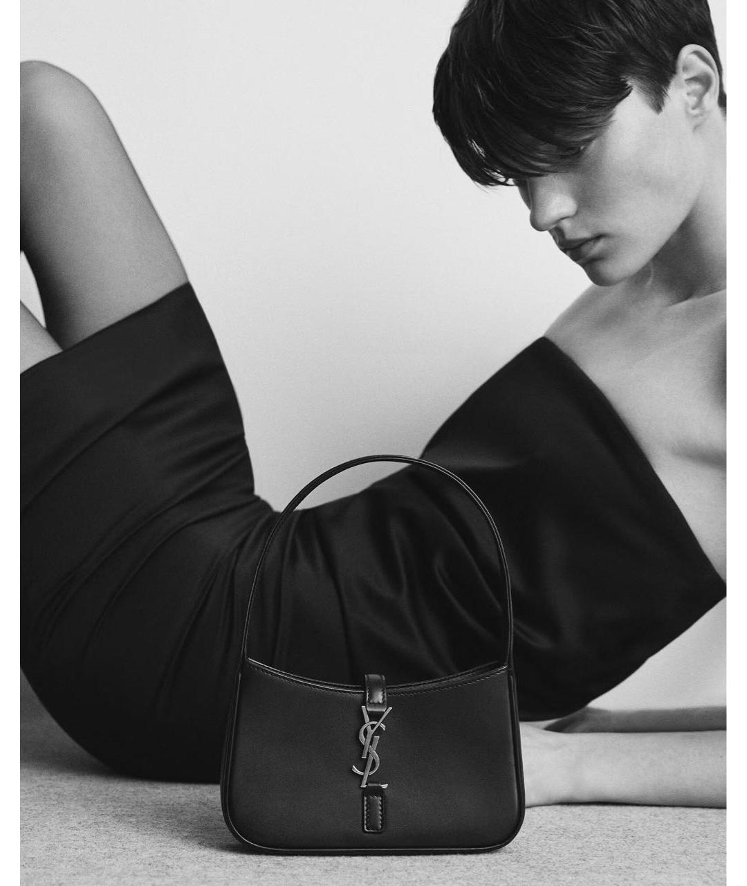 SAINT LAURENT Бордовая сумка с короткими ручками из лакированной кожи, фото 5