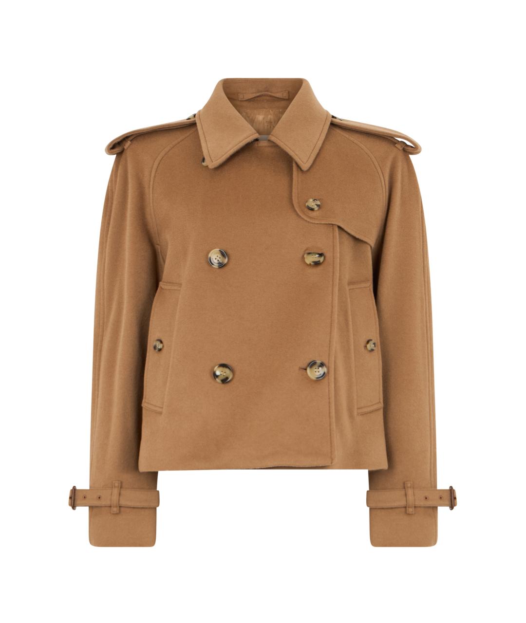 BURBERRY Бежевая кашемировая куртка, фото 1